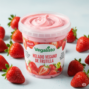Helado de frutillas