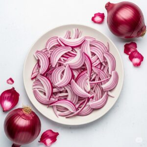 Cebolla morada congelada