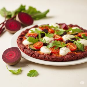 Pizza de remolacha