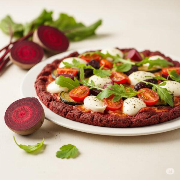 Pizza de remolacha